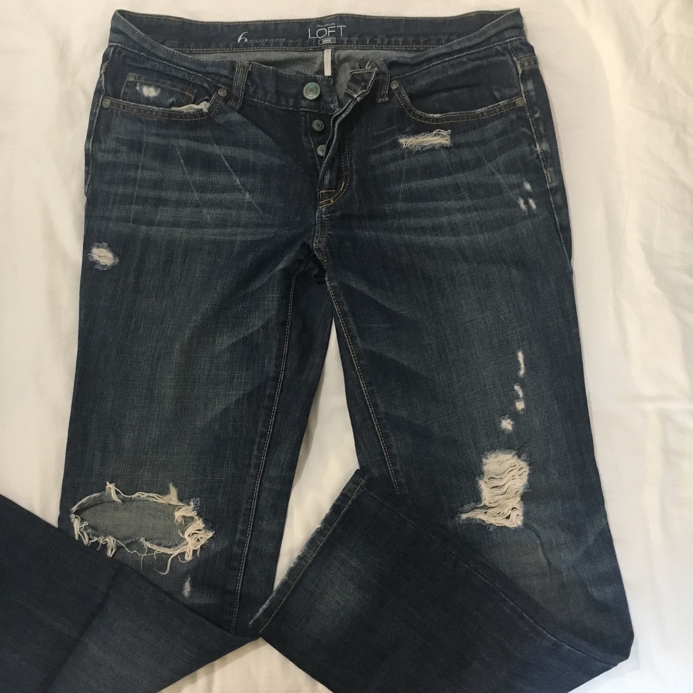 LOFT Boyfriend Jeans